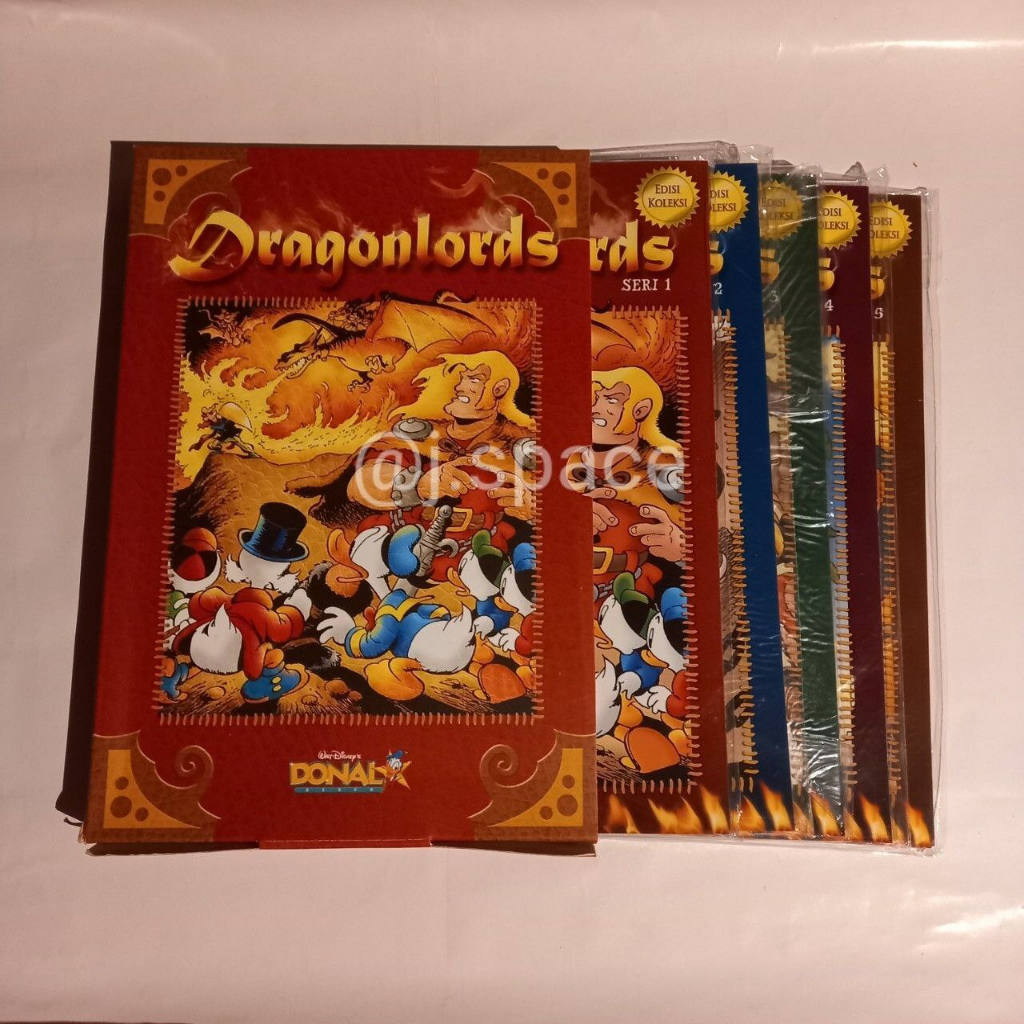 DONAL BEBEK DRAGONLORDS SET [buku komik edisi lama/bekas]