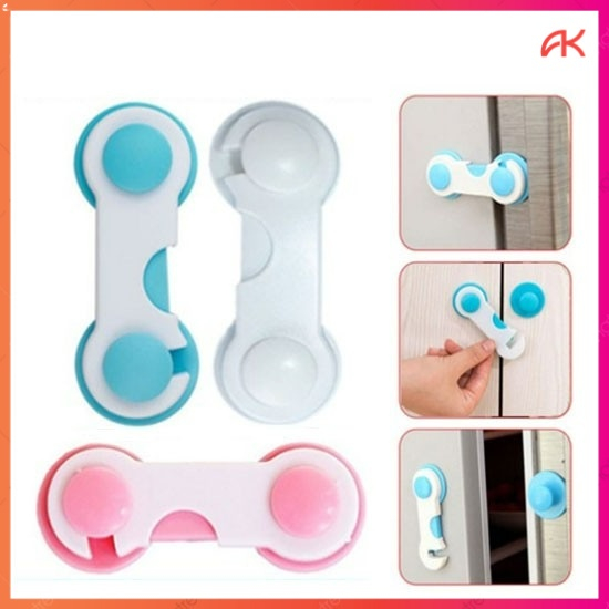 Pengaman LACI lemari pintu perabotan dari baby lock brand / Pengait Laci Safety Lock