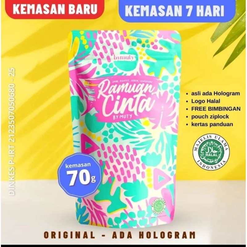 

Ramuan cinta by muty berat 70 gram