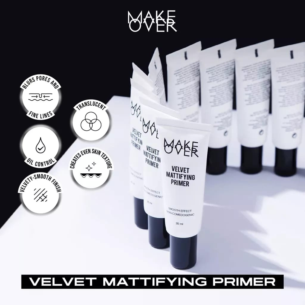 MAKE OVER VELVET MATTIFYING PRIMER 20 ML | MAKE OVER MAKE UP PRIMER