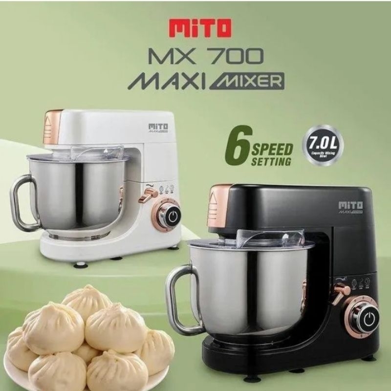 MITO MITOCHIBA STAND MIXER MX700 MX 700 MANGKOK STAINLESS BOWL MIXER KAPASITAS BESAR 7 LITER