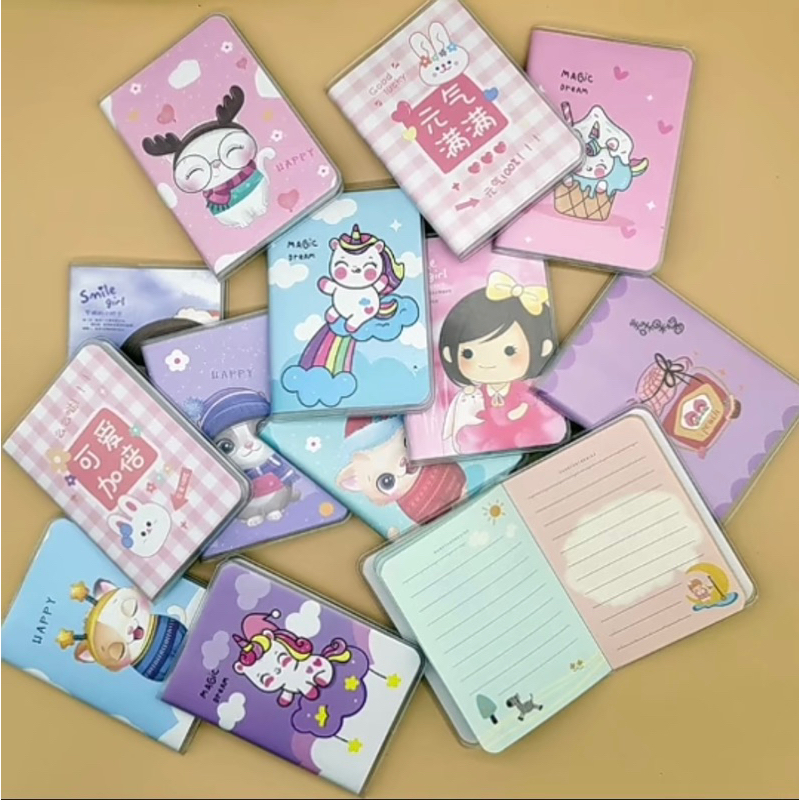 

DIARY A7 SAKU WARNA| NOTES MINI KECIL |NOTEBOOK MIN | BUKU TULIS CATATAN BERWARNA LUCU ESTETIK