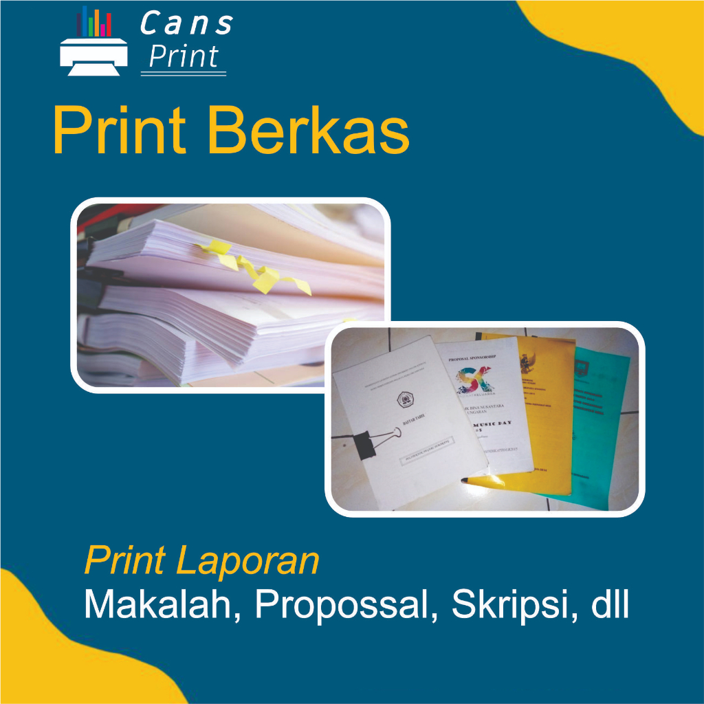 Print Laporan - Makalah, Propossal, Skripsi dll