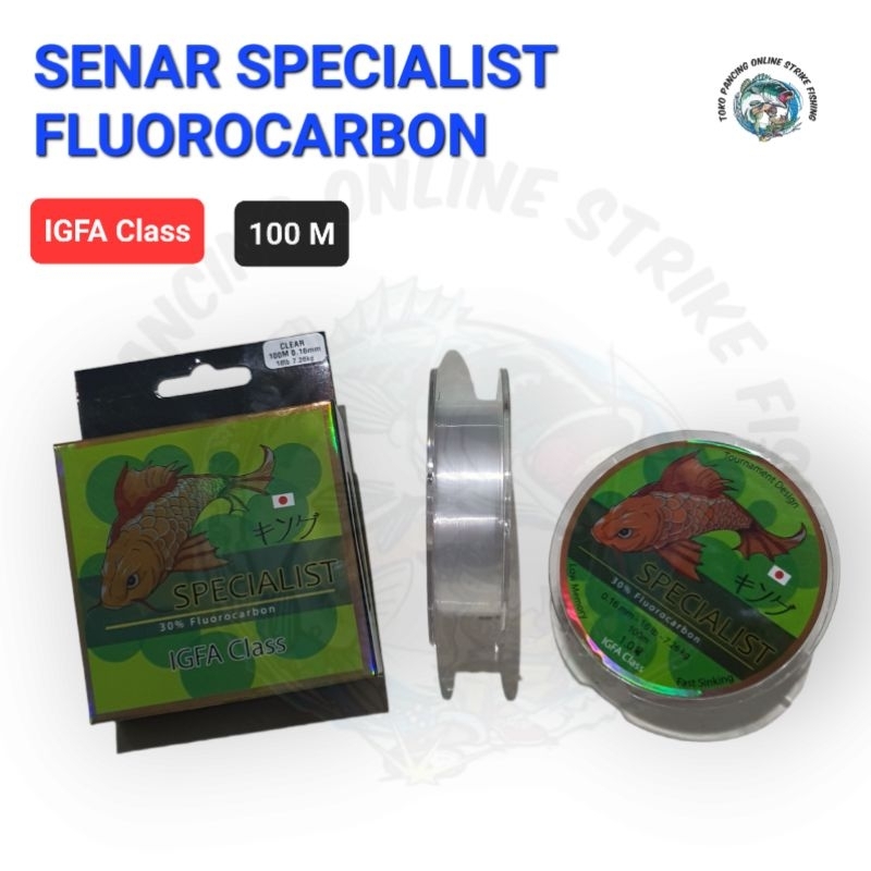 SENAR PANCING SPECIALIST PHENEX FLUOROCARBON PUTIH CLEAR