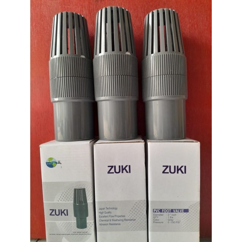 PVC FOOT VALVE | 2 Inch Merk Zuki