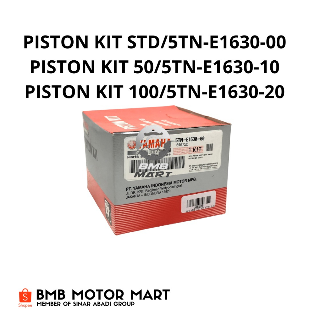 PISTON KIT STD 50 100 JUPITER Z VEGA R NEW 5TN-E1630-00 5TN-E1630-10 5TN-E1630-20 YAMAHA