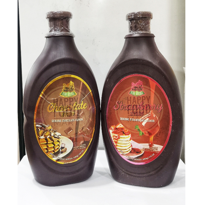 

[SALE] STAR VILLAGE CHOCOLATE SYRUP 680 GRAM/STRAWBERRY SYRUP/SIRUP COKLAT/SIRAMAN TOPPING STROBERI/COKELAT