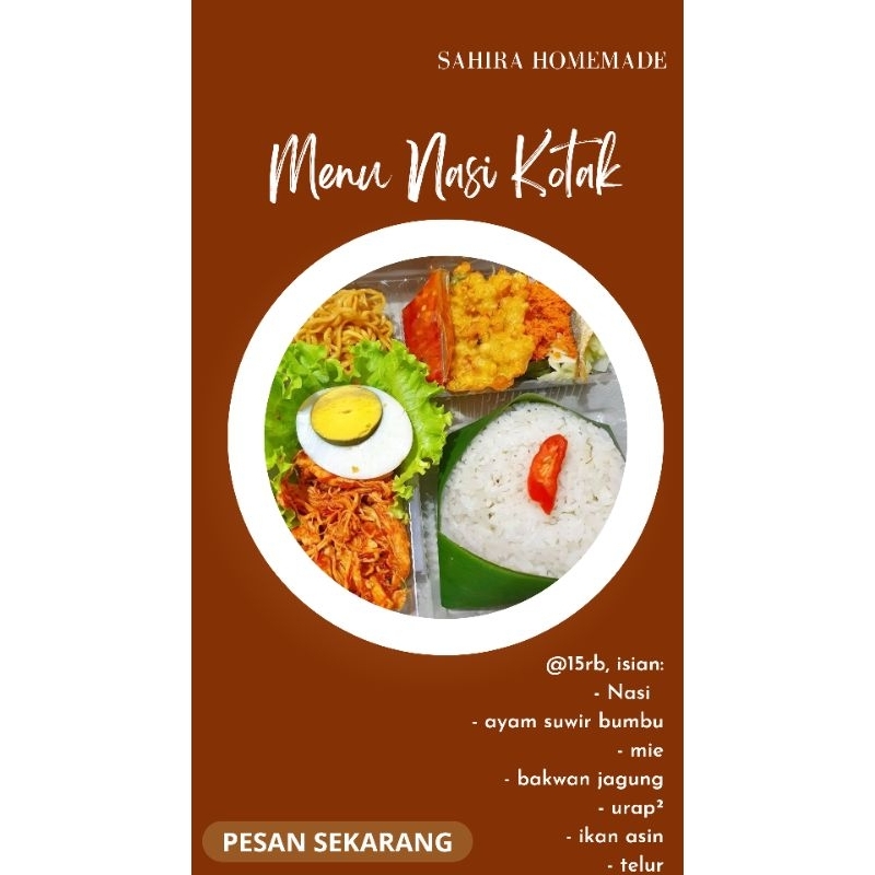 

Nasi kotak serba 15ribuan