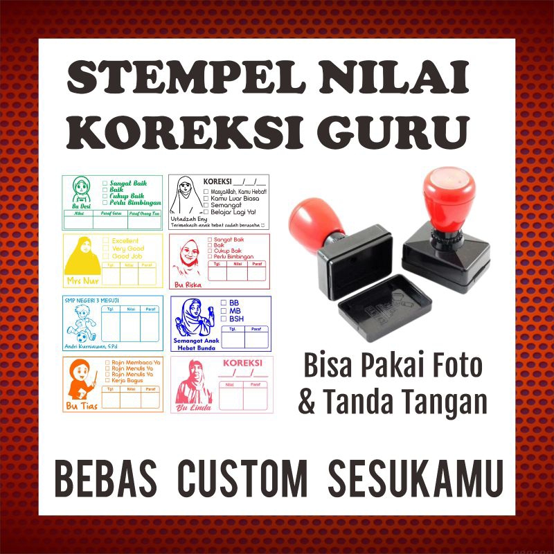

STEMPEL GURU STEMPEL KOREKSI STEMPEL PENILAIAN STEMPEL FOTO STEMPEL CUSTOM STEMPEL WARNA STEMPEL MURAH