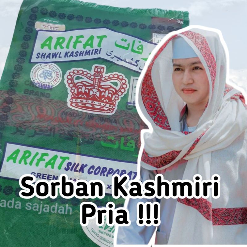 sorban Khasmir arab imamah sorban pria Khasmiri warna hijau surban Khasmir hijau serban Habib Khasmi