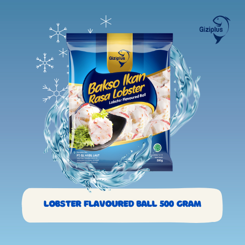 

LOBSTER FLAVOURED BALL / BAKSO IKAN RASA LOBSTER 500Gr ( GIZIPLUS ) | IKAN | BAKSO | FROZEN FOOD