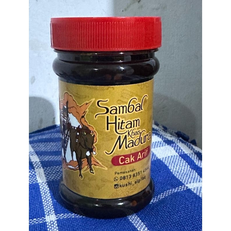 

Sambal Hitam Khas Madura Cak Arif