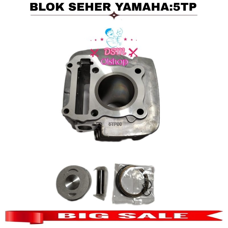 BLOK SEHER RING PISTON PISTON KIT SEHER YAMAHA 5TP JUPITER Z LAMA JUPITER Z OLD VEGA R NEW JUPITER Z