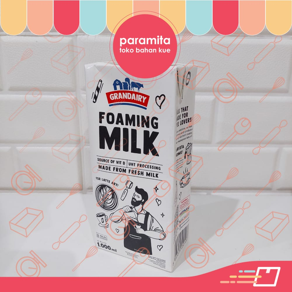 

Grandairy Foaming Milk Susu UHT 1 L