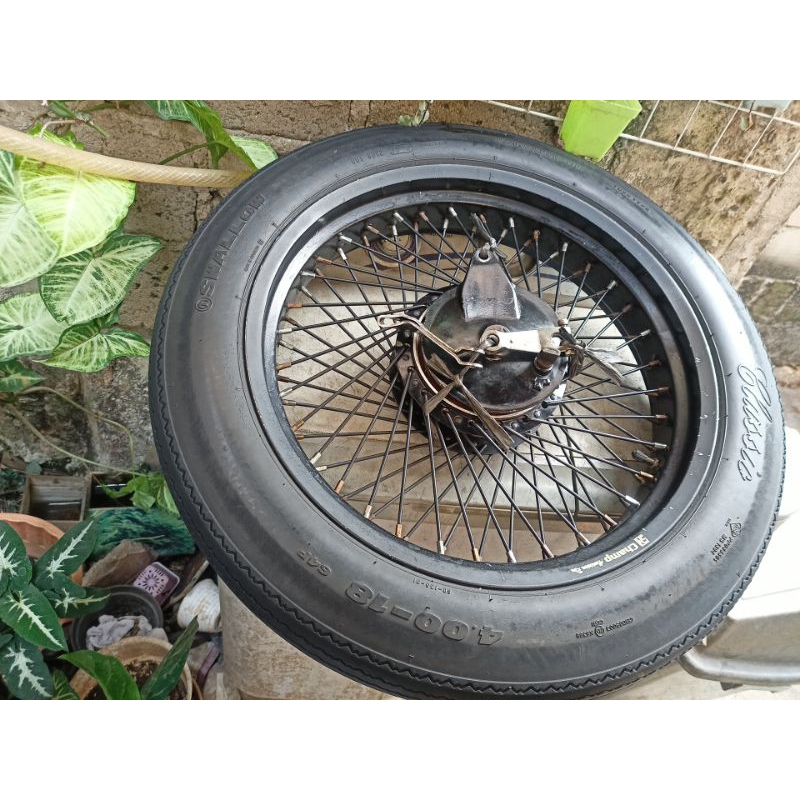 Velg scorpio megapro Tiger thunder w175 byson xsr cb japstyle caferacer dll pelek motor custom class