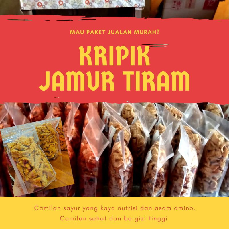 

cemilan/kripik jamur/jamur crispy/camilan murah/camilan grosir/