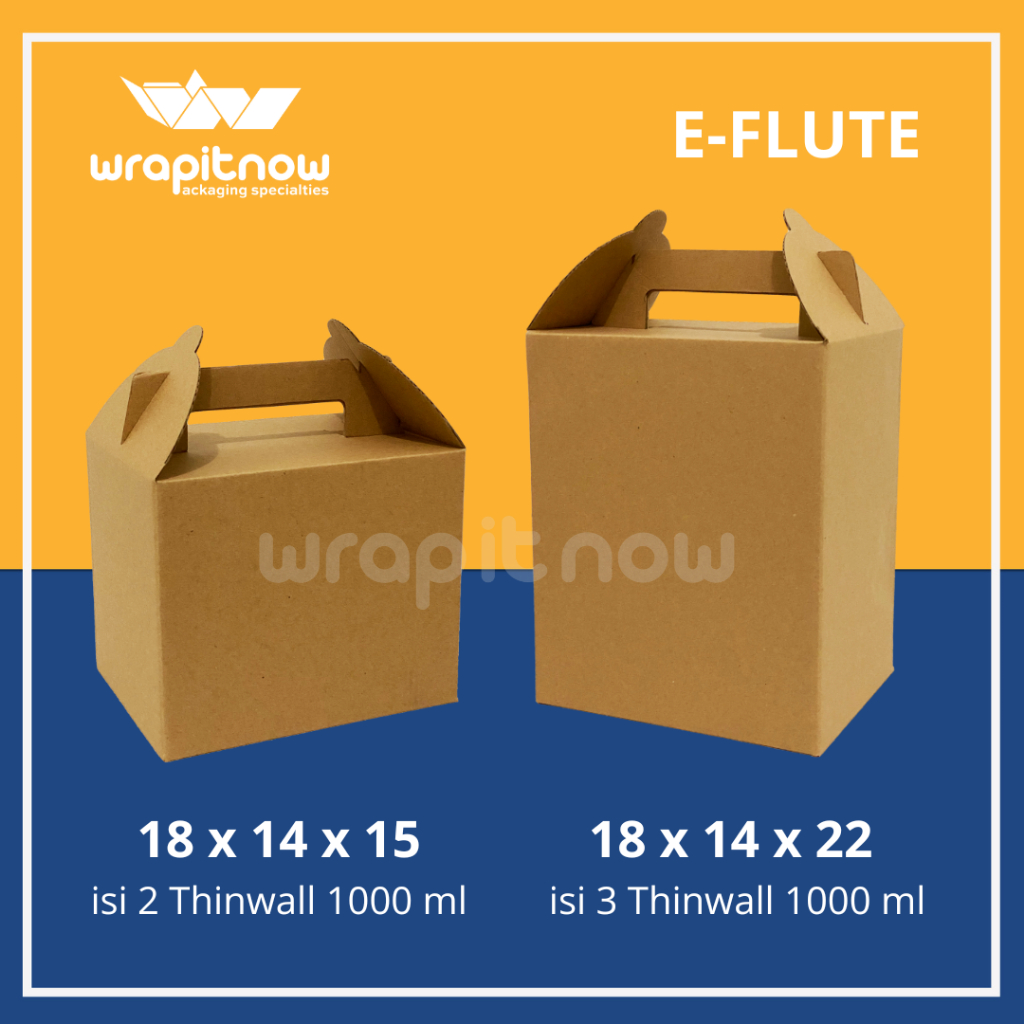

Gable Box 18x14x11.5 18x14x15 Dus Thinwall Rectangle Catering Takeaway Pabrik Dus Parcel Hampers