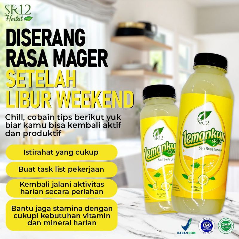 

SR12 - 500ML LEMONKUH LEMON JERUK NIPIS ANTIBODI MULTIVITAMIN VIT C