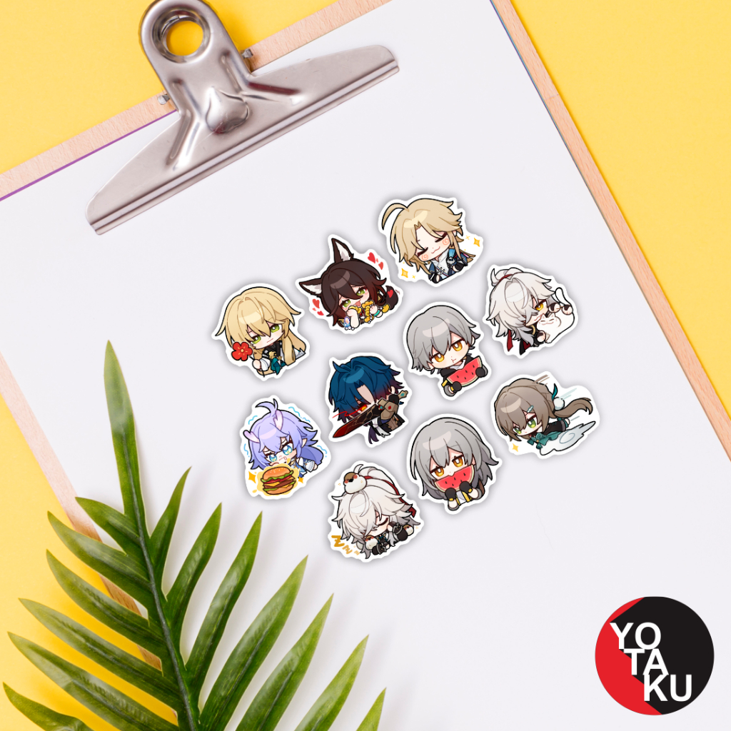 

Stiker Sticker Anime Merchandise Anime Honkai Star Rail Seri 1 Bailu Tingyun YOTAKUSHOP