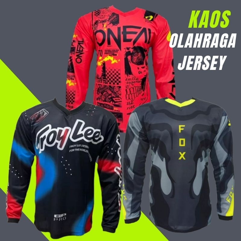 Kaos Olahraga Jersey Lengan Panjang by Liga Sport Sport Wear