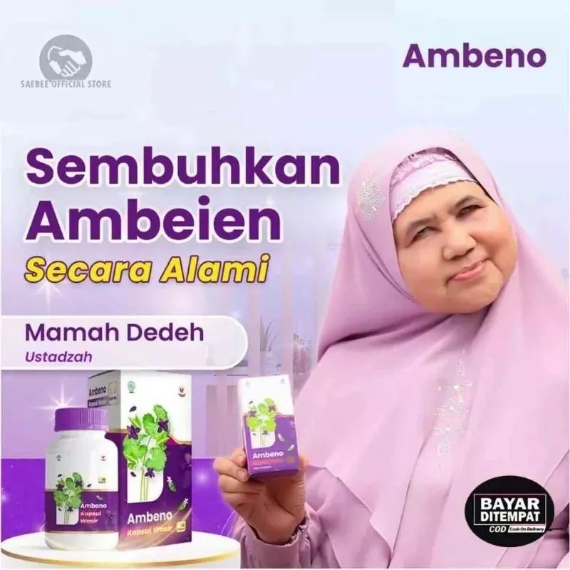 KAPSUL AMBENO ORIGINAL obat ambeien dan wasir