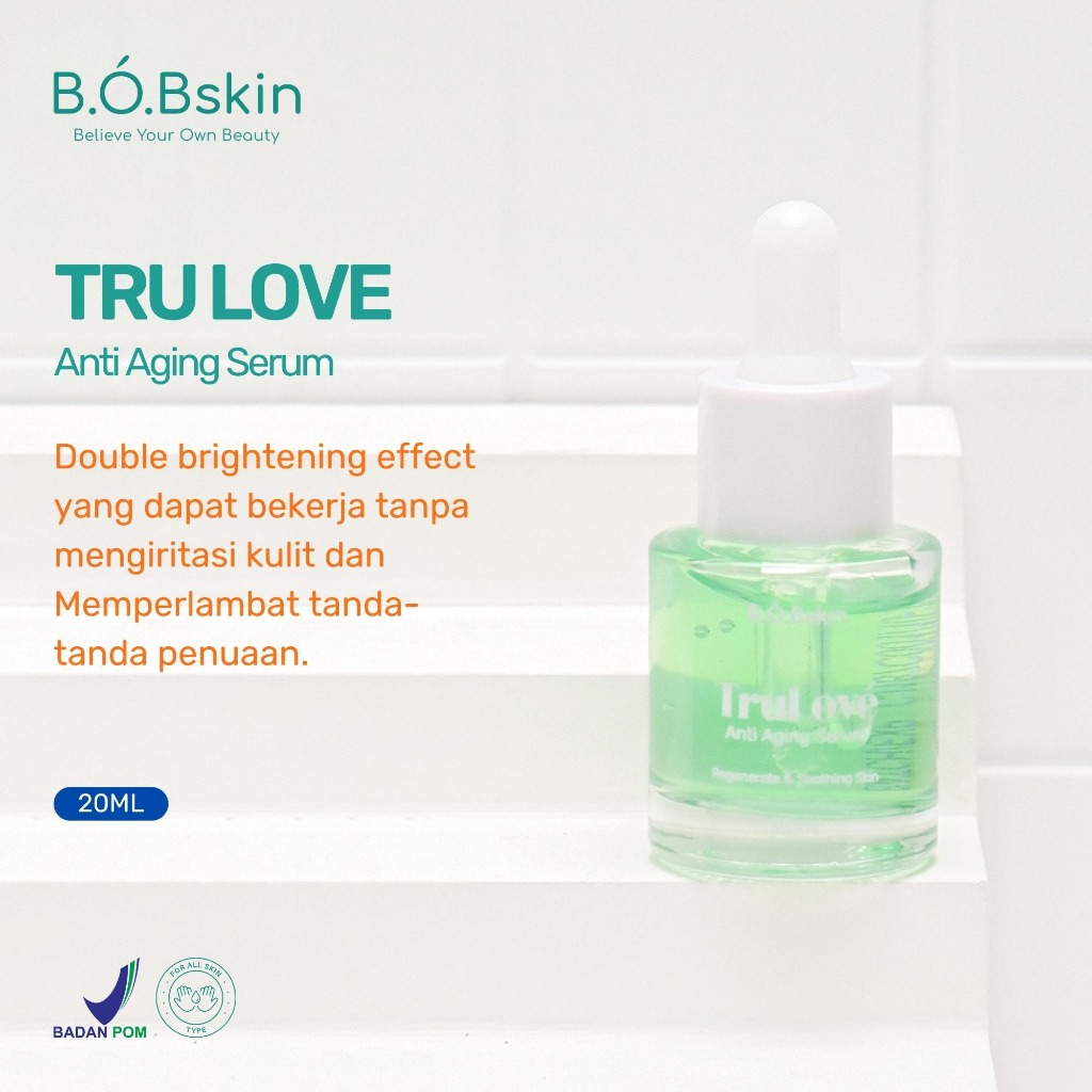 Serum BOBskin Serum BPOM Anti Jerawat Acne / Anti Aging / Serum Brightening Cowok Cewek Remaja & Dew