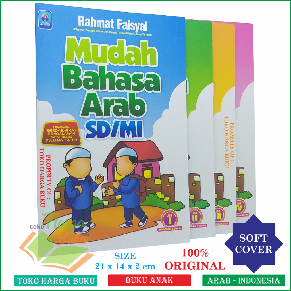 Foto Mudah Bahasa Arab SD/MI KOMPLIT 1 SET isi 4 Jilid - Pustaka Arafah