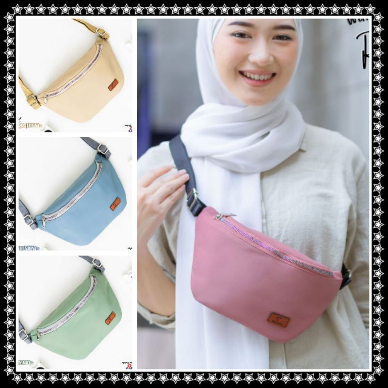 BIRU TSABITA OFFICIAL || Waistbag Rachel Tas Slempang Wanita dan Pria