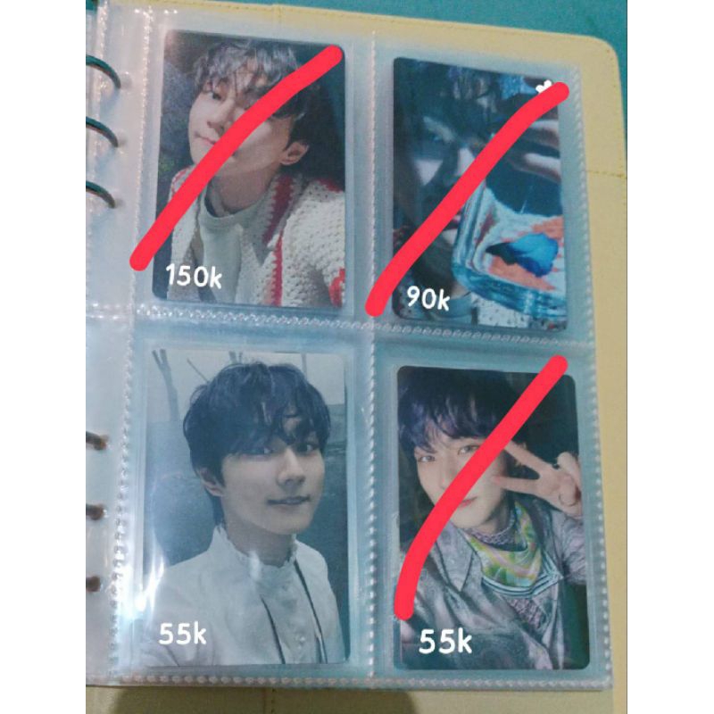 photocard jungwon official senkou,sadame,seragam mdo,engene j