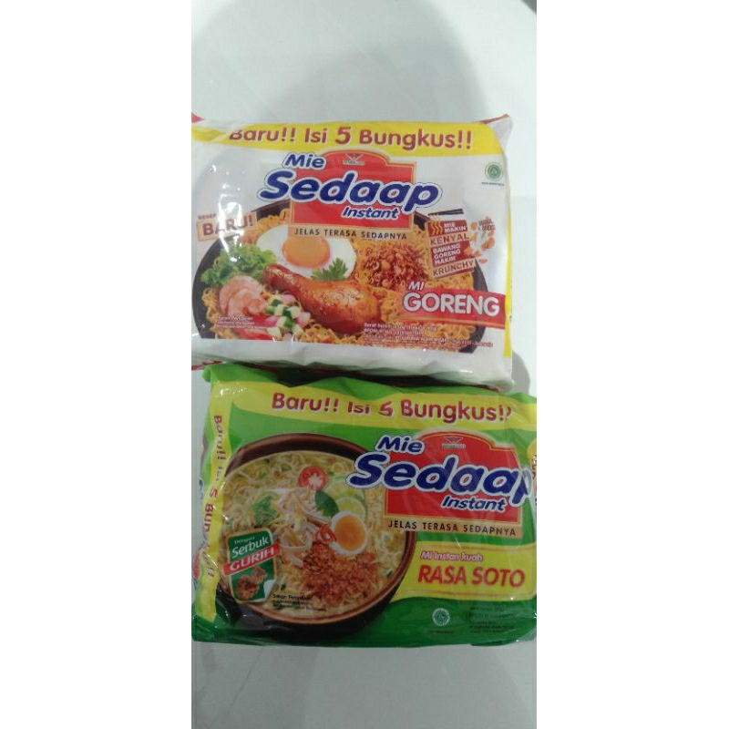 

SEDAP MIE isi 5 Pcs