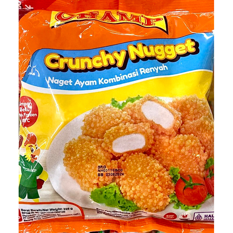 

Champ Crispy Nugget 225gr