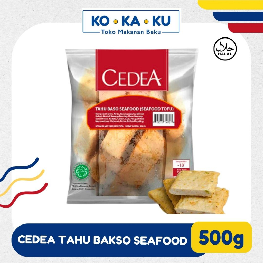 

Cedea Tahu Baso Seafood 500g