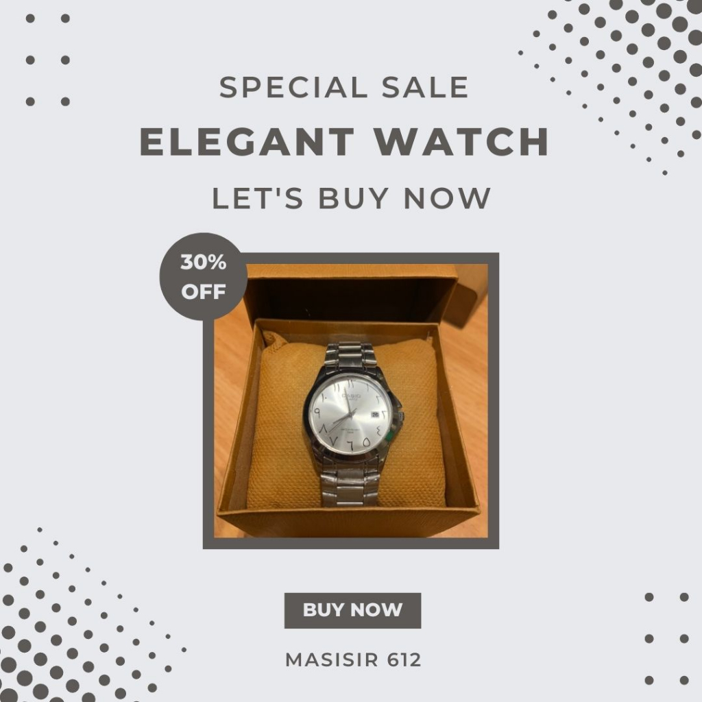 CASIO MTP-1183 Jam Tangan Arab Men Analog