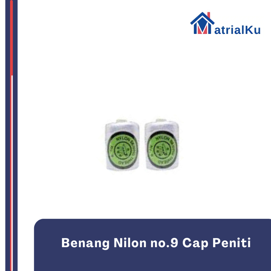 Benang Nilon No 9 Peniti