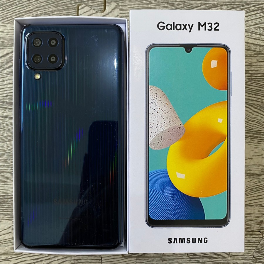 Samsung M32 6/128GB | 8/128GB Second Fullset Bergaransi
