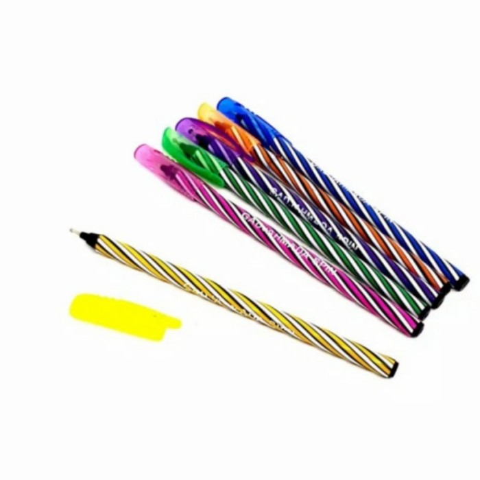 

Pulpen Bolpenku Murah - Pen Ulir Lilin Spiral Gri