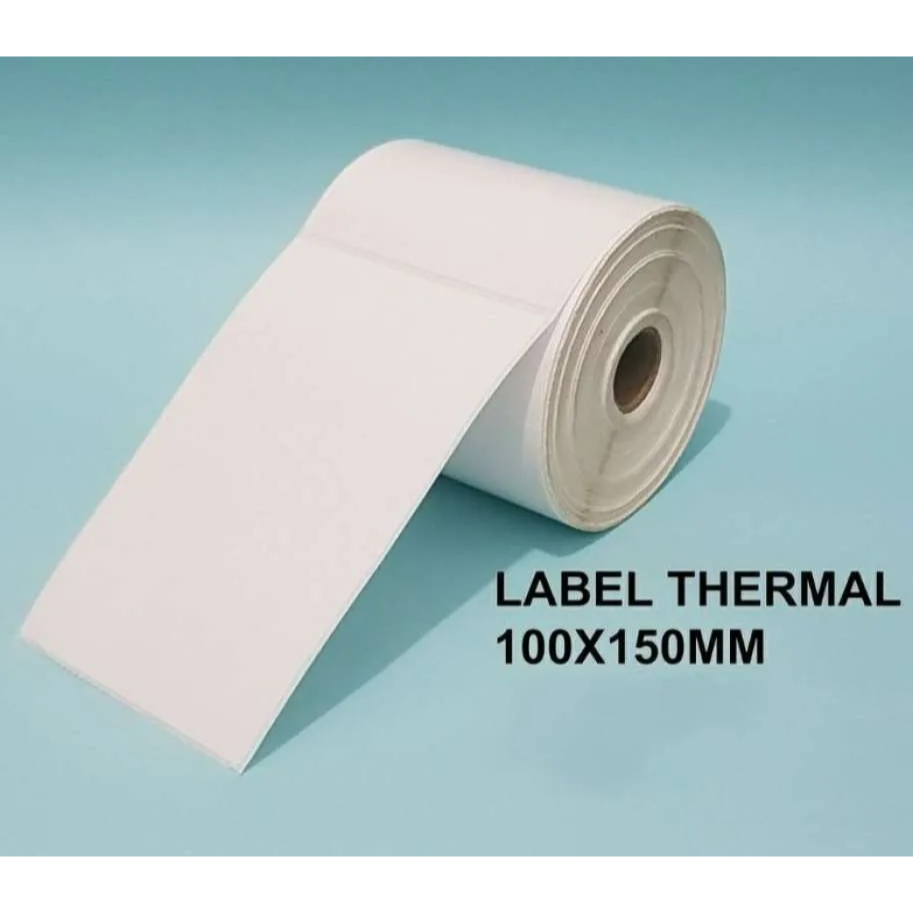 

500pcs LABEL BARCODE 100 X 150 mm KERTAS STICKER THERMAL 100x150 RESI