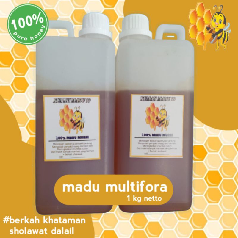 

rumah.madu.99 madu multifora 1kg netto