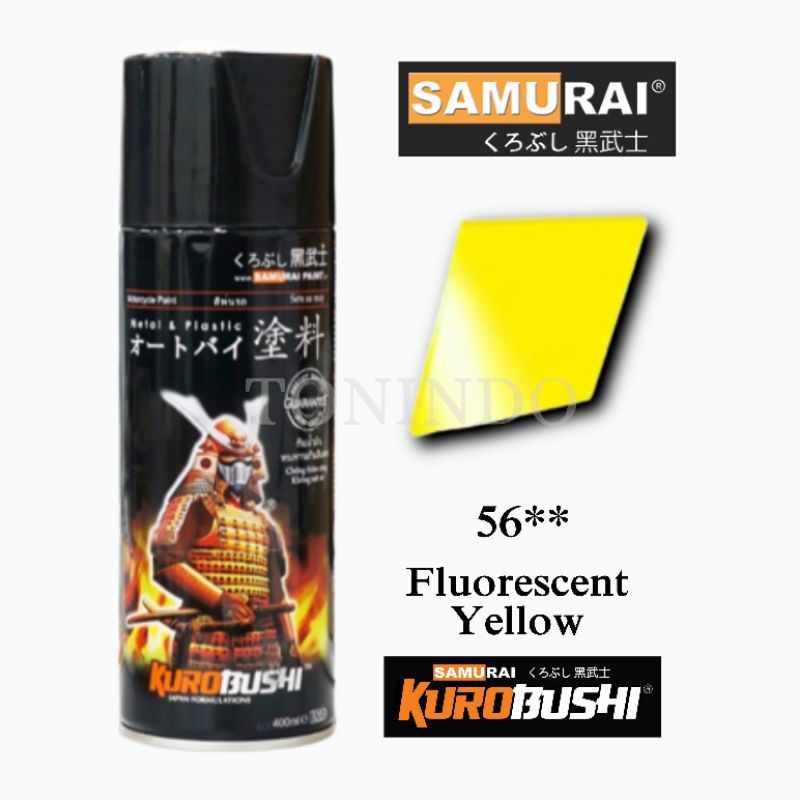 Cat Samurai 56** Fluorescent Yellow Cat Semprot Spray Kuning Stabilo Scotchlight