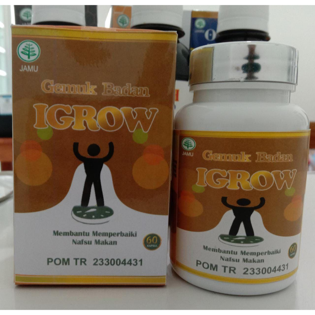 

JAMU PENAMBAH NAFSU MAKAN IGROW VITAMIN PENAMBAH NAFSU MAKAN