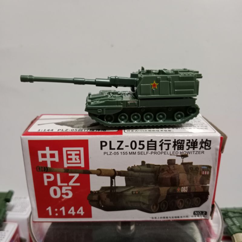 mainan military tank PLZ-05 skala 1:144 tank baja