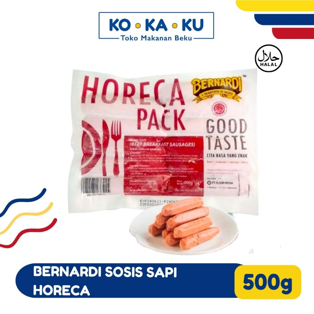 

Bernadi Sosis Horeca Vp (Tanpa Kupas) 500g