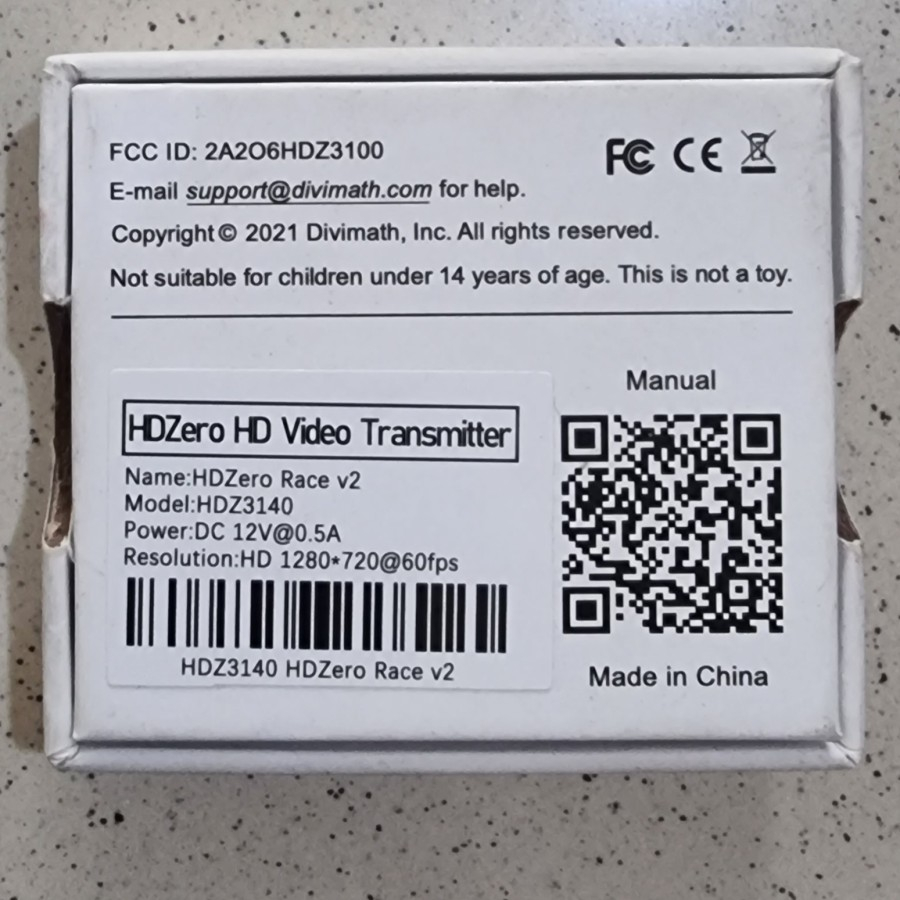 HDZERO HD VIDEO TRANSMITTER