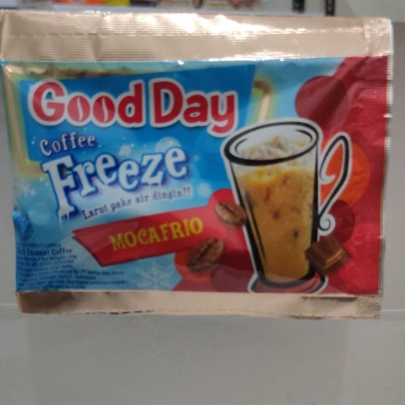 

good day frezee 1renteng=10sachet @30g