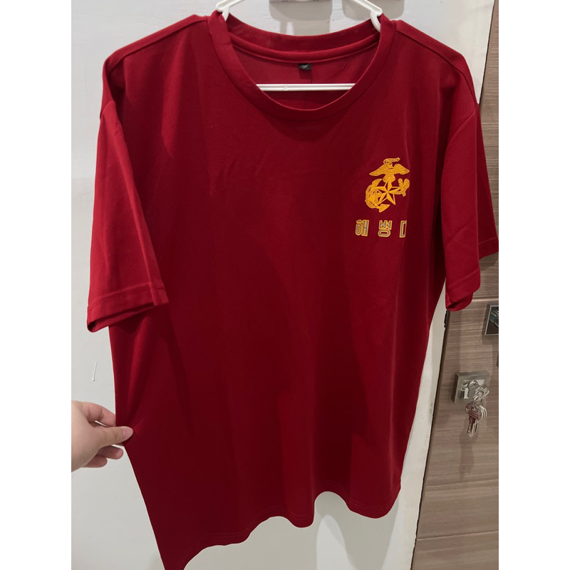 kaos jersey unisex merah