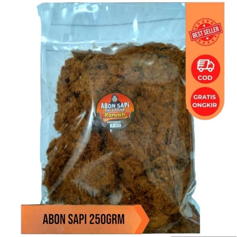 

Abon sapi Karwati Khas Cianjur 250grm