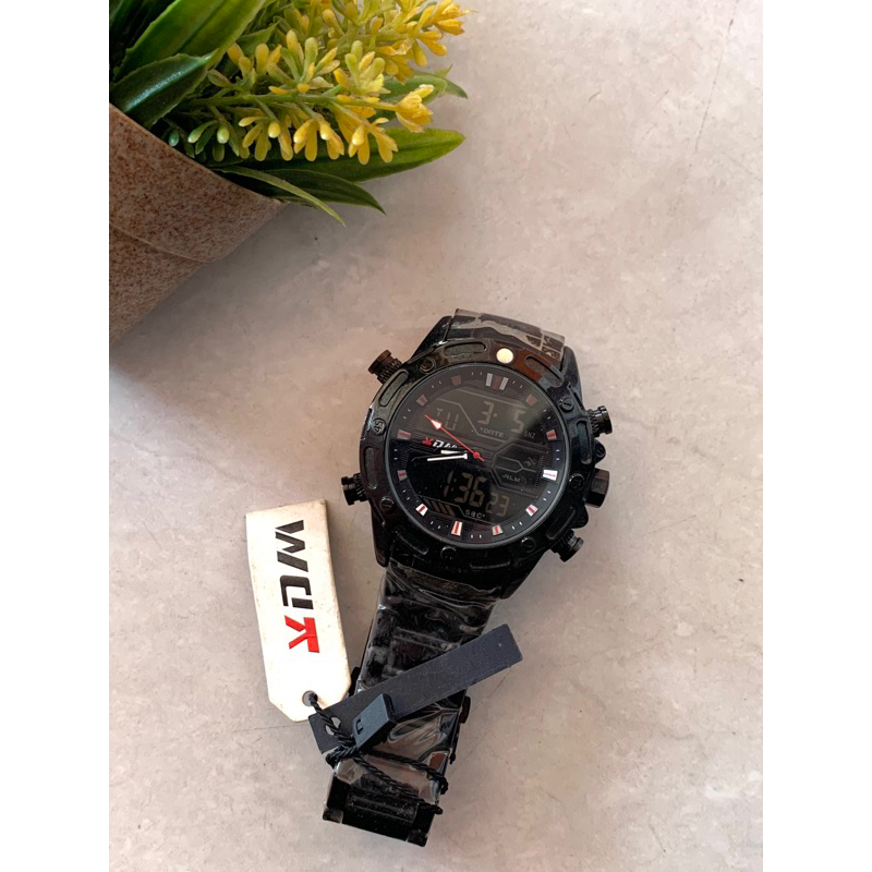 Jam Tangan Pria Rantai Digital Double KDM Jam Tangan Pria Sport