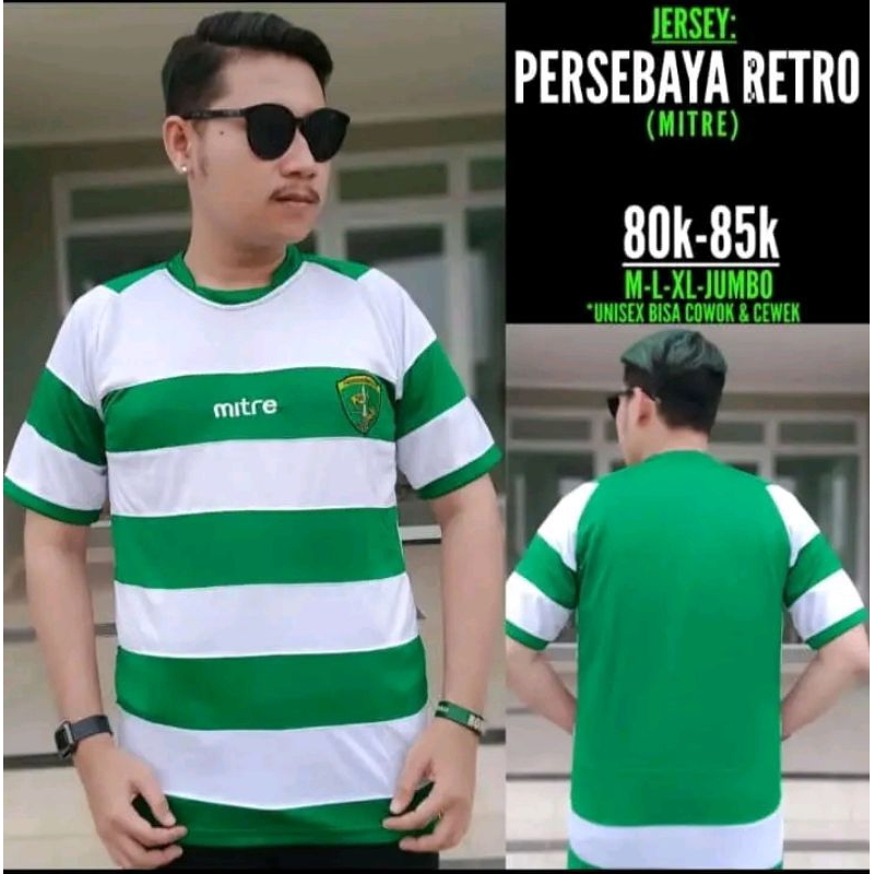 Jersey retro Mitre Persebaya premium