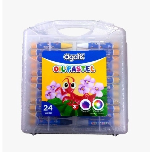 

AGATIS Eco Oil Pastel Hexagonal 24 Warna