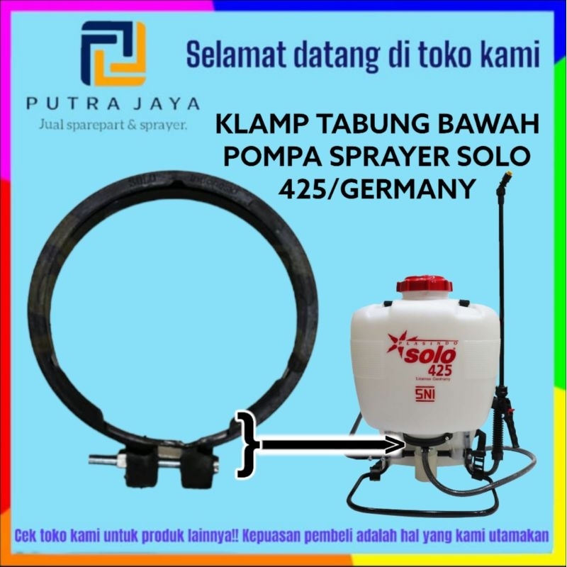 KLEM/ KLAMP BESAR KLAMP TABUNG BAWAH SPRAYER SOLO 425/GERMANY